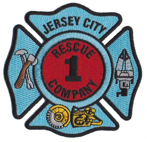 Jersey City, NJ Rescue 1 NEW Fire Patch