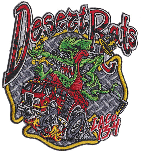 LA County Station 134 Desert Rats New 2023 Fire Patch