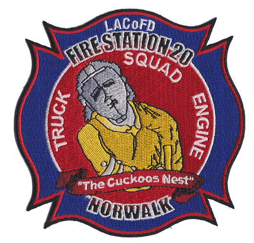 LA County Station 20 NEW Design 2024 Cuckoo's Nest Fire Patch