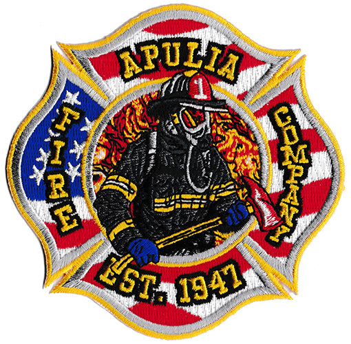 Apulia, PA Fire Department Established 1947 Fire Patch