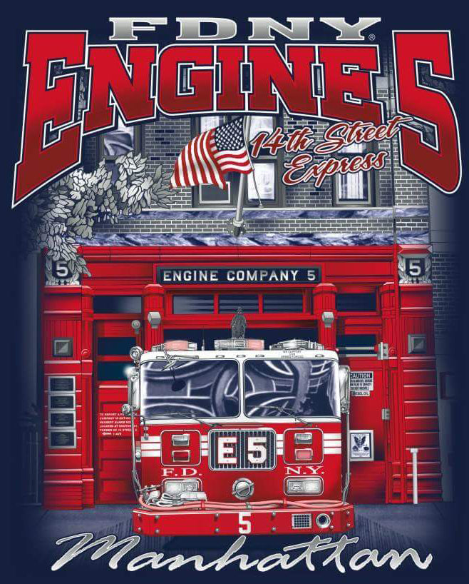 FDNY Engine 5 14th St. Express Fire Tee