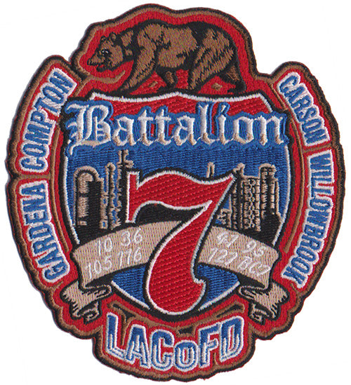 LA County Battalion 7 Gardena-Compton-Carson Fire Patch