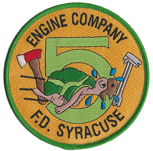 Syracuse Engine 5 Turtle New Design Fire Patch
