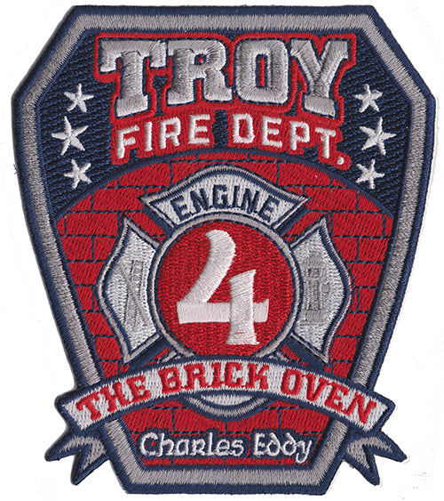 Troy, NY Engine 4 The Brick Oven NEW Fire Patch