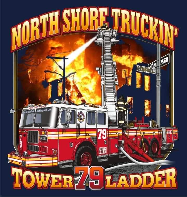 New York City TL-79 North Shore Truckin' Tee Medium/Large Only