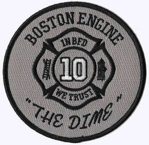 Boston Engine 10 In BFD We Trust Round Fire Patch