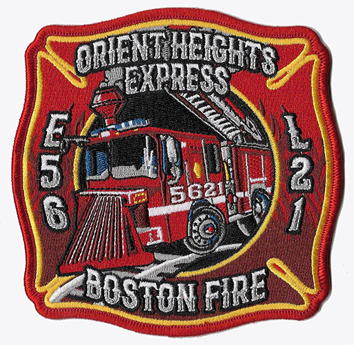 Boston Engine 56 Ladder 21 Orient Heights New Fire Patch