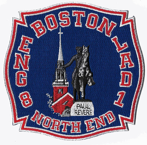 Boston Engine 8 Ladder 1 North End Paul Revere Fire Patch