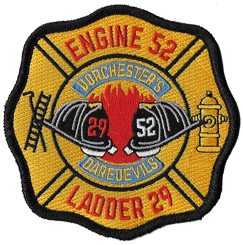 Boston Engine 52 Ladder 29 Dorchester Daredevils Fire Patch