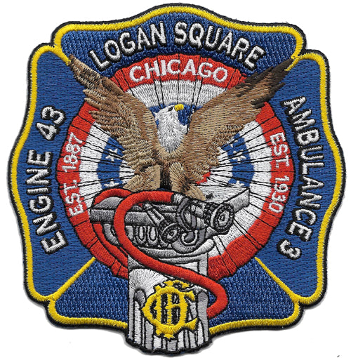Chicago Engine 43 Amb.3 Logan Square Fire Patch