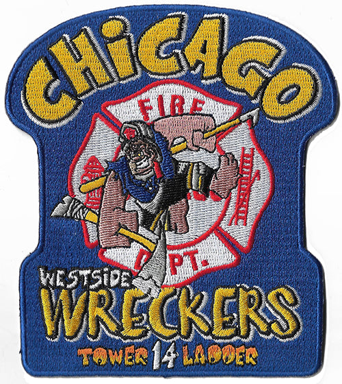 Chicago Tower Ladder 14 Westside Wreckers Fire Patch