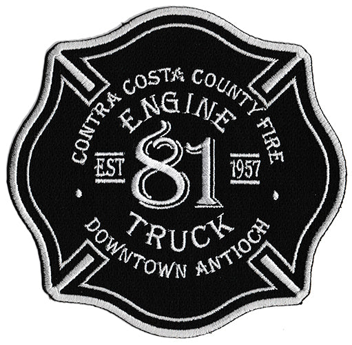 Contra Costa, CA Station 81 White Design Downtown Antioch Fire Patch