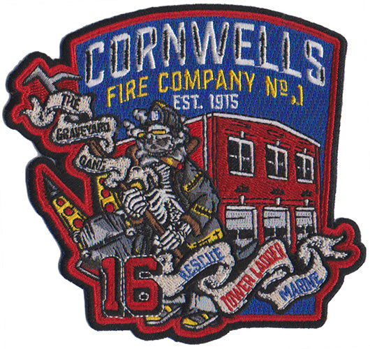 Cornwells, NY The Graveyard Gang Company 1 Rescue TL Marine Fire Patch