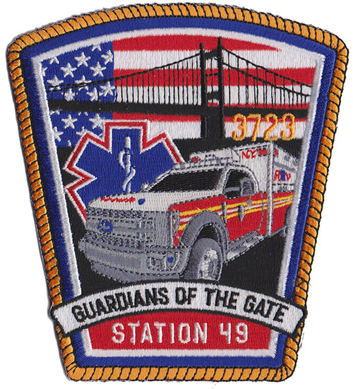 New York City EMS Station 49 Guardians Of The Gate NEW Fire Patch