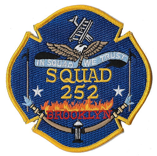 New York City Squad 252 In Squad We Trust Fire Patch