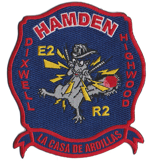Hamden, CT Engine 2 Rescue 2   LA CASA DE ARDILLAS Fire Patch