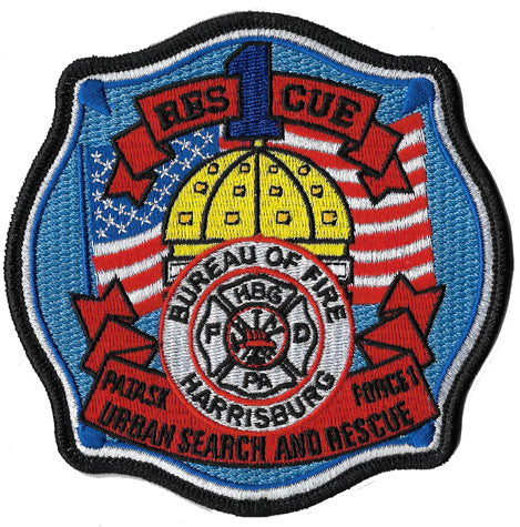 Harrisburg, PA Rescue 1 US&R Fire Patch