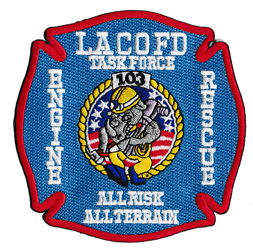 LA County Station 103 All Risk All Terrain NEW Fire Patch