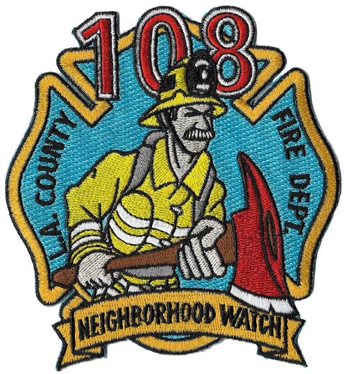 LA County Station 108 Neighborhood Watch Fire Patch