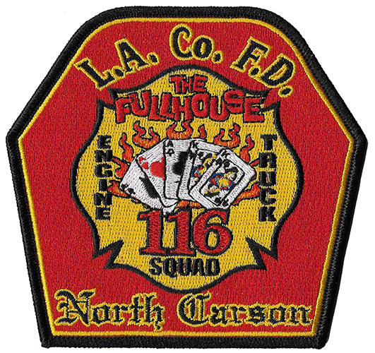 LA County Station 116 The Full House North Carson Fire Patch