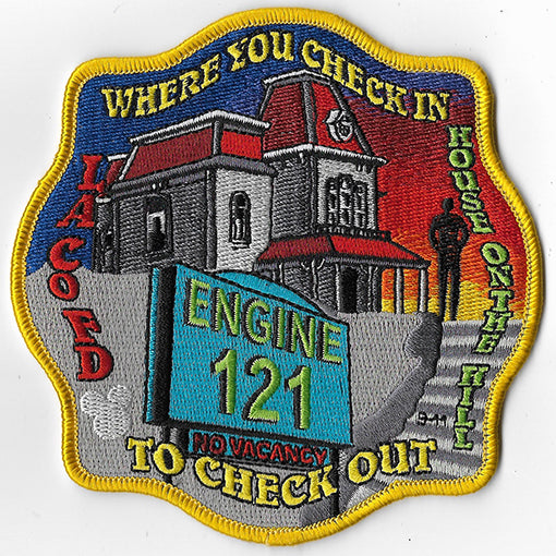 LA County Station 121 Where You Check In Fire Patch