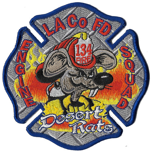 LA County Station 134 Patch Desert Rats Fire Patch