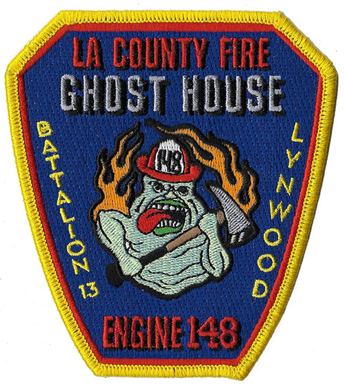 LA County Station 148 Battalion 13 The Ghost House Lynwood Fire Patch