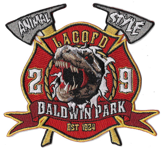 LA County Station 29 Animal Style Baldwin Park Fire Patch