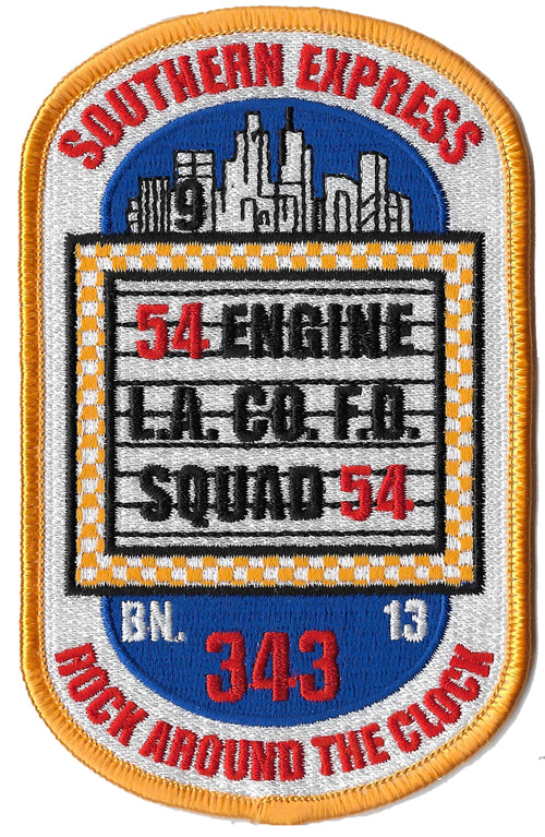 LA County Station 54 Rock Around The Clock Fire Patch