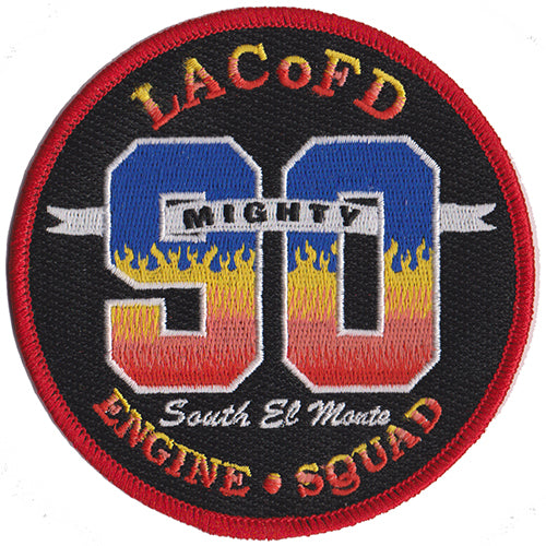LA County Station 90 "Mighty 90" NEW Circular Design Fire Patch