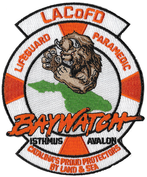 LA County Baywatch Lifeguard Paramedic Catalina Fire Patch