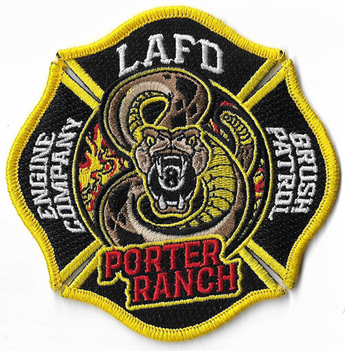 LAFD Station 8 New Design Patch "Porter Ranch" Patch