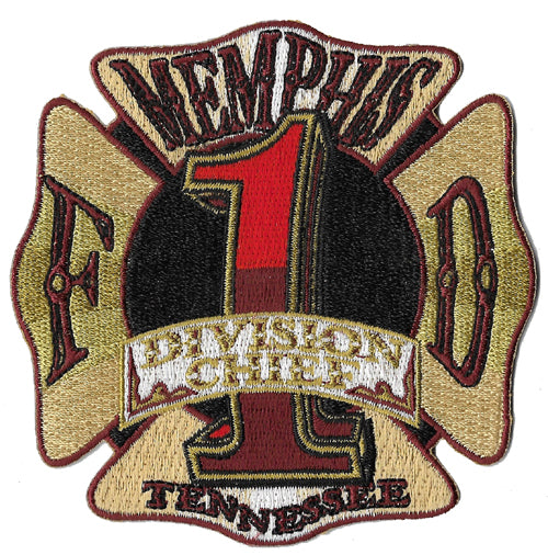 Memphis Division Chief 1 Fire Patch
