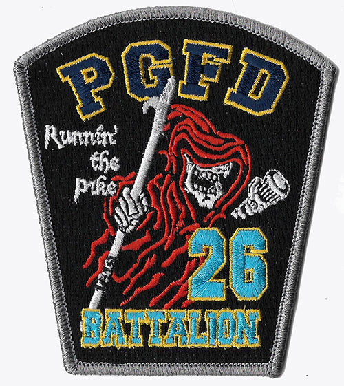 PGFD Prince George , MD. Battalion 26 Patch