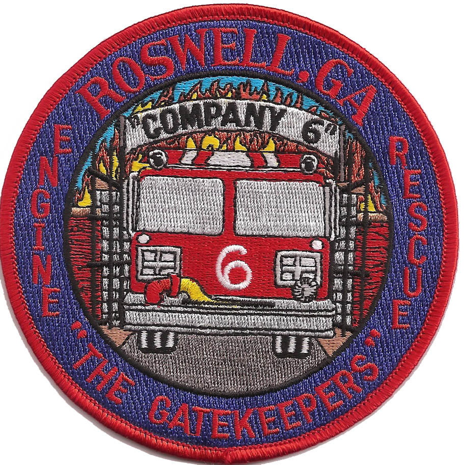 Roswell, Ga. Engine Rescue Co. 6 Patch