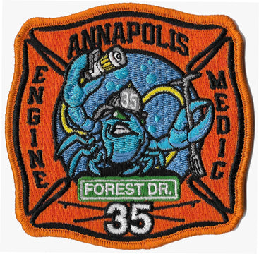 Annapolis, MD Engine/Medic 35 Forest Drive Fire Patch