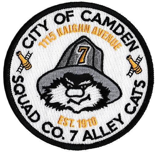 Camden Squad 7 Alley Cats Circular Est. 1910 Fire Patch