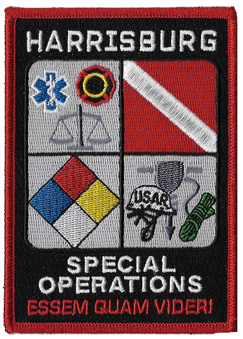 Harrisburg, PA Special Operations Fire Rescue Haz Mat Patch