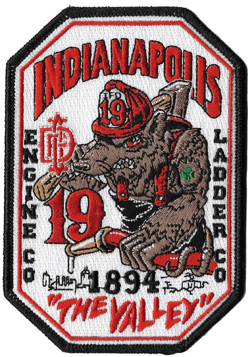Indianapolis  Engine 19 The Vally Fire Patch