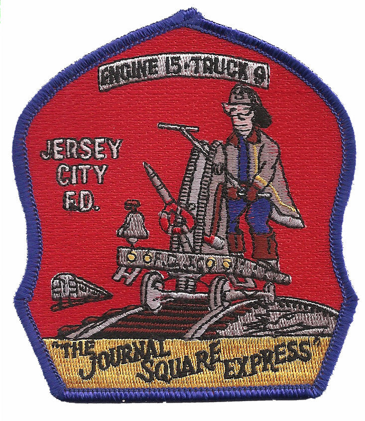 Jersey City Engine 15 Truck 9 Journal Square Express NEW Patch