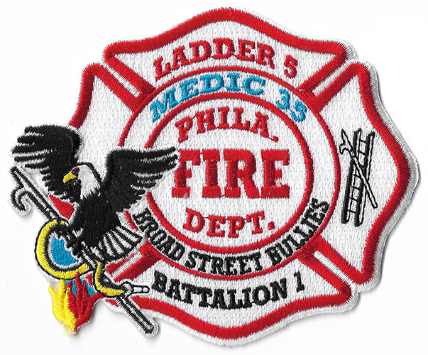 Philadelphia Ladder 5 Medic 35 Battalion 1 Patch