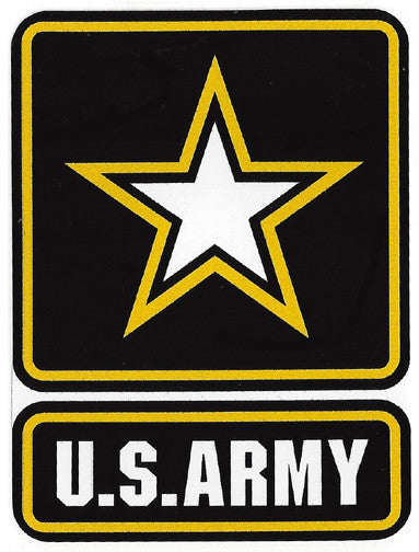 U. S. Army 4" Star Logo Vinyl Decal
