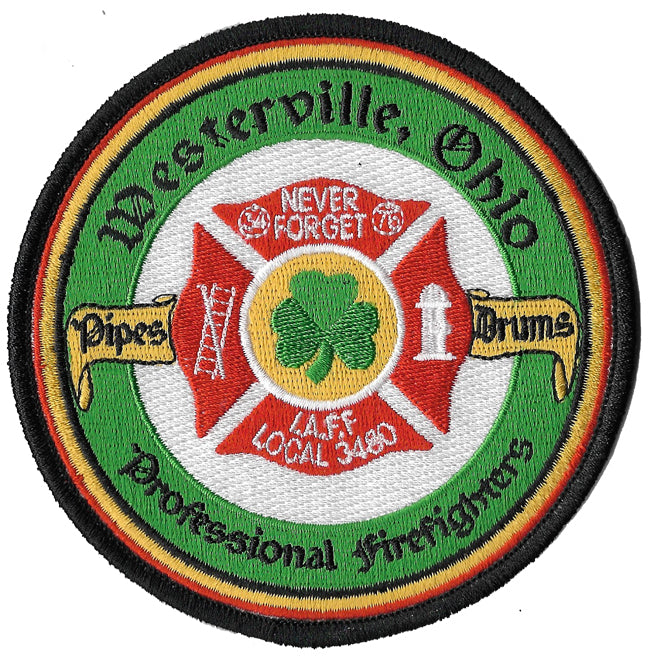Westerville, OH Pipes & Drums Fire Patch