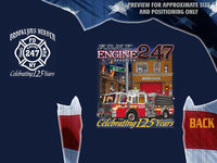 Load image into Gallery viewer, FDNY Engine 247 Devil Driving - Brooklyn&#39;s Heaven NEW Fire Tee

