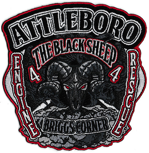 Attleboro, MA Station 4 The Black Sheep Briggs Corner Fire Patch