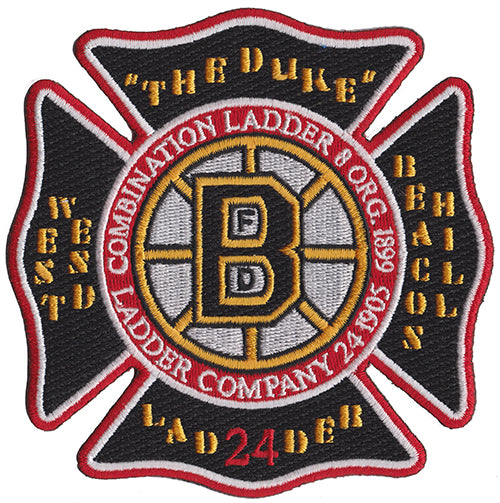 Boston Ladder 24 Bruins The Duke  Fire Patch