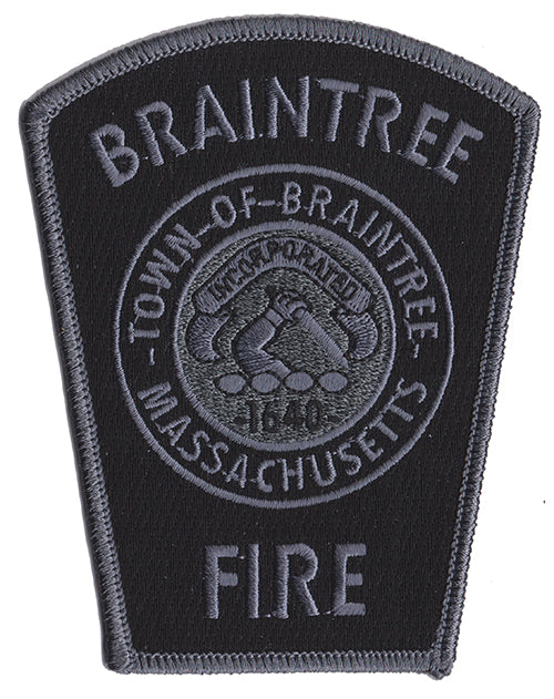 Braintree. MA Subdued Department Fire Patch