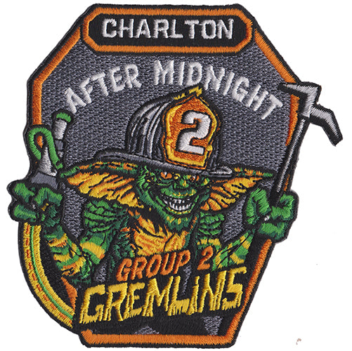 Charlton, MA Group 2 Gremlins Fire Patch | Eagle Emblems & Graphics