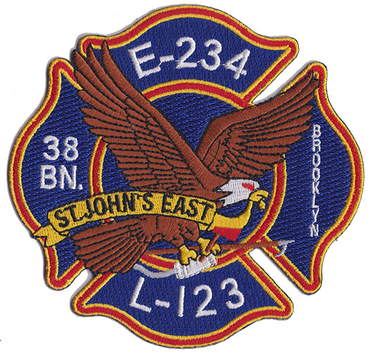 New York City Engine 234 Ladder 123 St. John's East Fire Patch