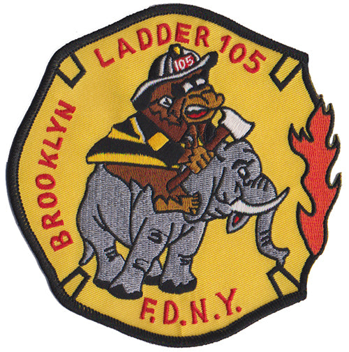 New York City Tower Ladder 105 Vintage Fire Patch NEW